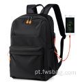 Manufatura barata Sacos de laptop eletrônicos macios Backpack Sacos de laptop de mochila USB à prova d'água para homens